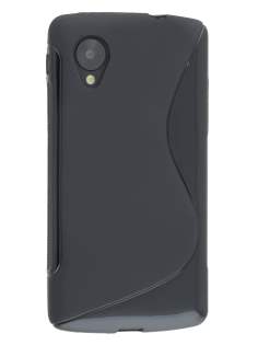 Wave Case for LG Google Nexus 5 - Frosted Black/Black Soft Cover