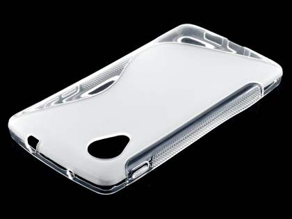 Wave Case for LG Google Nexus 5 - Frosted Clear/Clear
