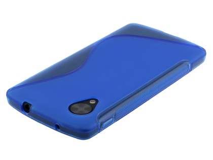 Wave Case for LG Google Nexus 5 - Frosted Blue/Blue