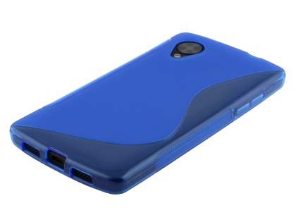 Wave Case for LG Google Nexus 5 - Frosted Blue/Blue