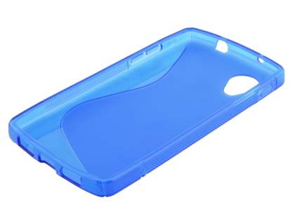 Wave Case for LG Google Nexus 5 - Frosted Blue/Blue