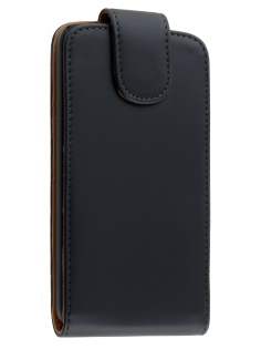 Synthetic Leather Flip Case for HTC Desire 300 - Black
