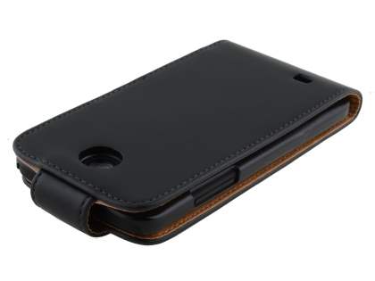 Synthetic Leather Flip Case for HTC Desire 300 - Black