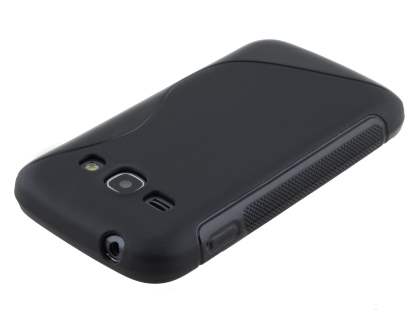 Wave Case for Samsung Galaxy Ace 3 - Frosted Black/Black
