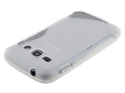 Wave Case for Samsung Galaxy Ace 3 - Frosted Clear/Clear