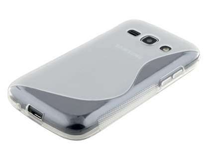Wave Case for Samsung Galaxy Ace 3 - Frosted Clear/Clear