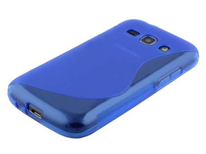 Wave Case for Samsung Galaxy Ace 3 - Frosted Blue/Blue