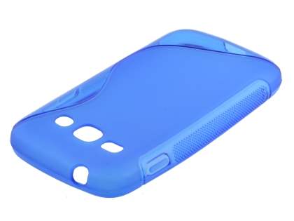 Wave Case for Samsung Galaxy Ace 3 - Frosted Blue/Blue