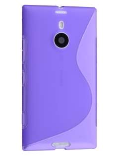 Wave Case for Nokia Lumia 1520 - Frosted Purple/Purple Soft Cover