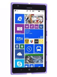 Wave Case for Nokia Lumia 1520 - Frosted Purple/Purple
