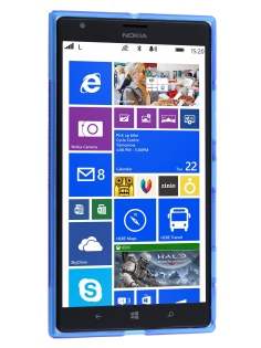 Wave Case for Nokia Lumia 1520 - Frosted Blue/Blue