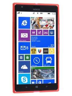 Wave Case for Nokia Lumia 1520 - Frosted Red/Red