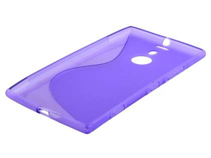 Wave Case for Nokia Lumia 1520 - Frosted Purple/Purple