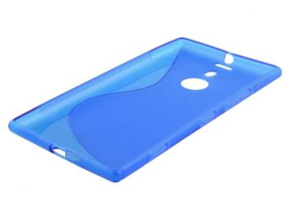 Wave Case for Nokia Lumia 1520 - Frosted Blue/Blue