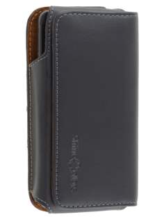 Extra-tough Genuine Leather ShineColours belt pouch for HTC Desire 601 - Classic Black Extra-tough Genuine Leather ShineColours belt pouch for HTC Desire 601 - Classic Black