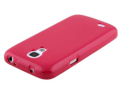 Colour TPU Gel Case for Samsung I9195T Galaxy S4 mini - Coral