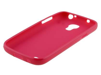 Colour TPU Gel Case for Samsung I9195T Galaxy S4 mini - Coral