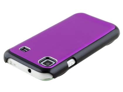 Brushed Aluminium Case for Samsung Galaxy S - Grape Purple