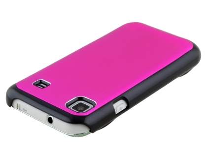 Brushed Aluminium Case for Samsung Galaxy S - Hot Pink