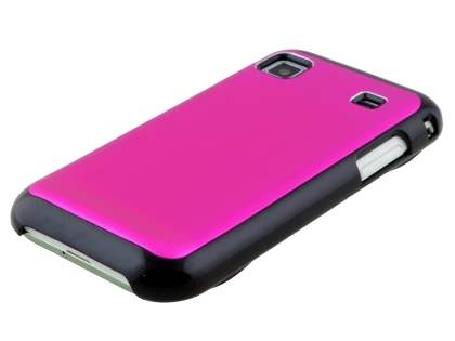 Brushed Aluminium Case for Samsung Galaxy S - Hot Pink