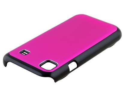 Brushed Aluminium Case for Samsung Galaxy S - Hot Pink