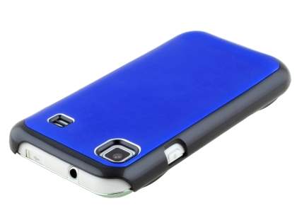 Brushed Aluminium Case for Samsung Galaxy S - Ocean Blue
