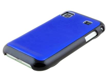 Brushed Aluminium Case for Samsung Galaxy S - Ocean Blue