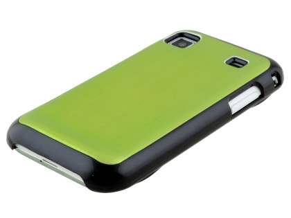 Brushed Aluminium Case for Samsung Galaxy S - Lime Green