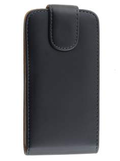 Huawei Ascend Y320 Synthetic Leather Flip Case - Black