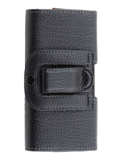 ZTE Telstra Easy Touch 4G Synthetic Leather Belt Pouch - Classic Black