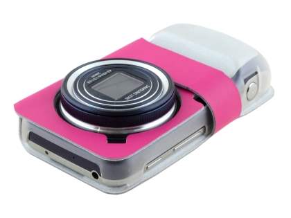 Slim Genuine Leather Case for Samsung Galaxy S4 zoom - Pink