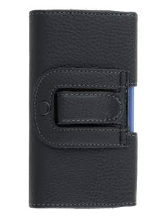Textured Synthetic Leather Belt Pouch - Bumper Case Compatible