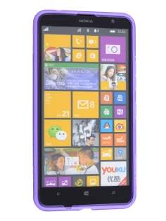 Wave Case for Nokia Lumia 1320 - Frosted Purple/Purple