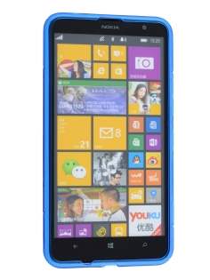 Wave Case for Nokia Lumia 1320 - Frosted Blue/Blue