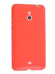 Wave Case for Nokia Lumia 1320 - Frosted Red/Red Soft Cover