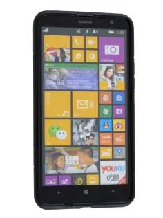 Wave Case for Nokia Lumia 1320 - Frosted Black/Black