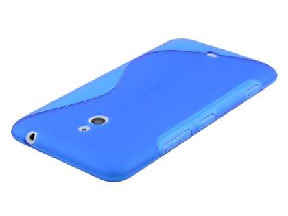 Wave Case for Nokia Lumia 1320 - Frosted Blue/Blue
