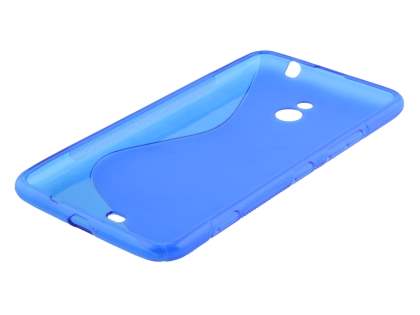 Wave Case for Nokia Lumia 1320 - Frosted Blue/Blue