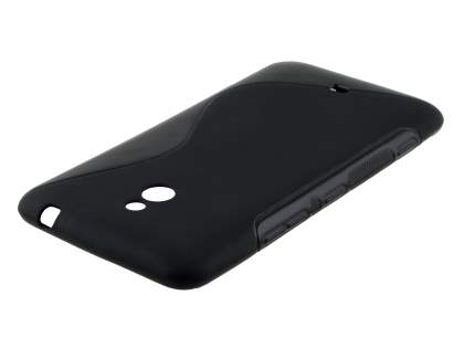 Wave Case for Nokia Lumia 1320 - Frosted Black/Black