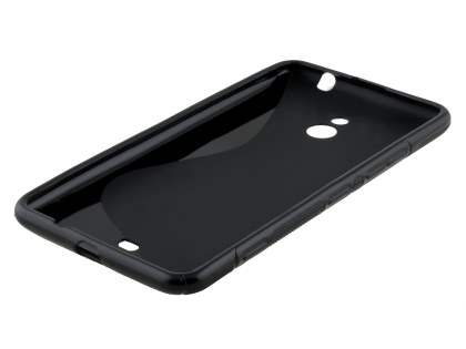 Wave Case for Nokia Lumia 1320 - Frosted Black/Black