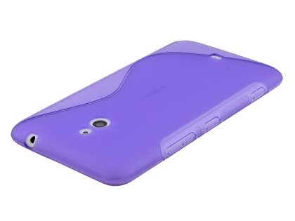Wave Case for Nokia Lumia 1320 - Frosted Purple/Purple
