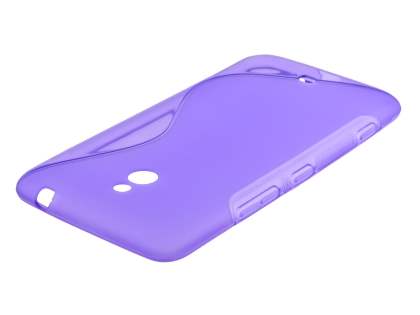 Wave Case for Nokia Lumia 1320 - Frosted Purple/Purple