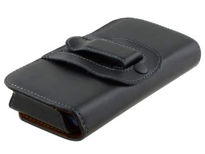 Extra-tough Genuine Leather ShineColours belt pouch (Bumper Case Compatible) for Motorola Moto G