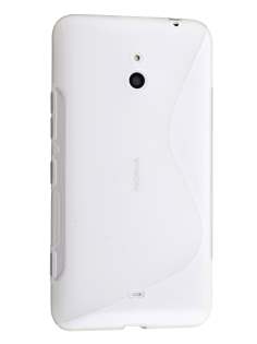 Wave Case for Nokia Lumia 1320 - Frosted Clear/Clear Soft Cover