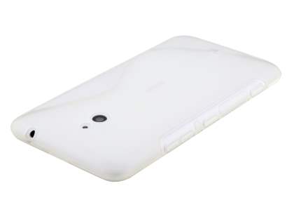 Wave Case for Nokia Lumia 1320 - Frosted Clear/Clear