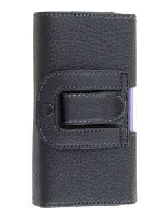 Textured Synthetic Leather Belt Pouch (Bumper Case Compatible) for Huawei Ascend G510