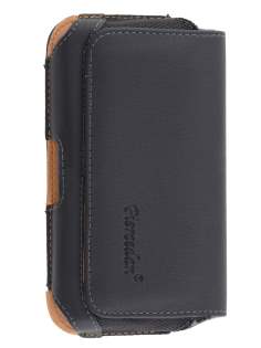 Nokia Lumia 520 Synthetic Leather Belt Pouch - Classic Black Belt Pouch
