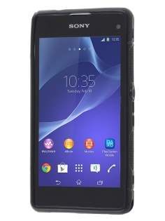 Wave Case for Sony Xperia Z1 Compact - Frosted Black/Black