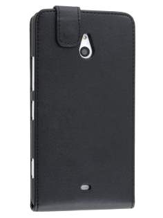 Synthetic Leather Flip Case for Nokia Lumia 1320 - Classic Black Synthetic Leather Flip Case for Nokia Lumia 1320 - Classic Black