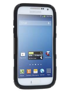 Rugged Case with Holster Belt Clip for Samsung I9195T Galaxy S4 mini - Classic Black
